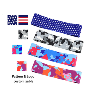 Soft Fabric Booty Bands Elastic Hip Resistance Loops for Glute Activation Squats <b>Leg</b> <b>Exercise</b> Yoga Pilates Gym Fitness Workout - Product Image 3