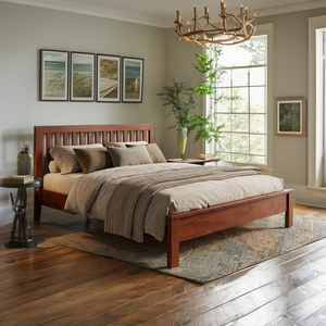 Modern <b>Queen</b> <b>Size</b> Wooden <b>Bed</b> - Product Image 6
