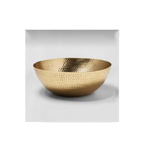 Bol à fruits moderne de luxe en aluminium, finition métallique thermolaquée, bol rond pour chocolat, taille personnalisable disponible, fait main - Product Image 3