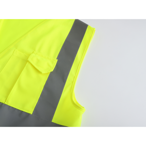 เสื้อกั๊กนิรภัย ANSI Class 2 รุ่นใหม่ล่าสุด ขายส่ง รับผลิตตามแบบ OEM พร้อมโลโก้ ไฟ LED กันน้ำ 100% โพลีเอสเตอร์ สำหรับวิศวกร ทุกขนาด - Product Image 4