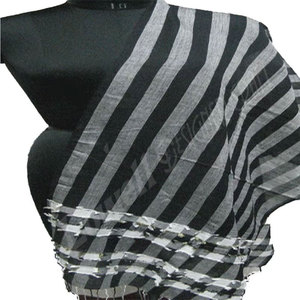 Elegante Estola de Viscosa a Rayas, Ligera y Suave, Bufanda de Moda para Mujer, Estola Estampada con Estilo para Uso Diario en Todas las Estaciones - Product Image 2