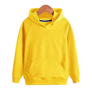 Sweat à capuche à manches longues pour enfants, vente en gros, oem, bonne qualité, 270gsm 50% coton 50% polyester, blanc avec fermeture éclair, personnalisé, pull pour enfants - Product Image 2