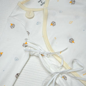 Kimono de Manga Corta para Bebé ALB12, Unisex, con Lazos Laterales, Tejido Transpirable, 100% Algodón Orgánico, Diseño de Dibujos Animados, Cuello Redondo - Product Image 2