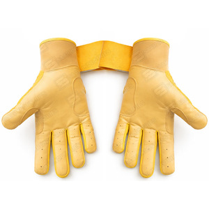 Guantes de Bateo de Béisbol de Cuero Hechos a Medida con Diseño Transpirable en la Parte Posterior y Suministro al por Mayor para Compradores de Equipamiento de Béisbol - Product Image 6