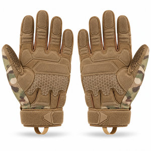 Guantes Tácticos de Camuflaje con Pantalla Táctil, de Cuero Sintético, para Caza, con Agarre Reforzado y Protección Contra Impactos - Product Image 5
