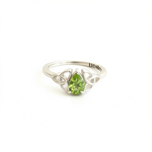 Dainty 2.7 Grams <b>Peridot</b> Fine <b>Ring</b> - Product Image 2