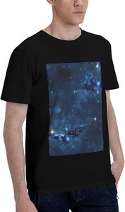 T-shirt imprimé décontracté pour hommes, en coton, à manches courtes, avec motif graphique élégant, haut tendance pour l'été - Product Image 2