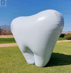 Modelo de Diente Inflable LED Gigante de 2 m, Dientes Inflables con Logotipo Personalizado para Clínica Dental, Decoración de Eventos, Promoción de la Salud Bucal, Exposiciones - Product Image 3