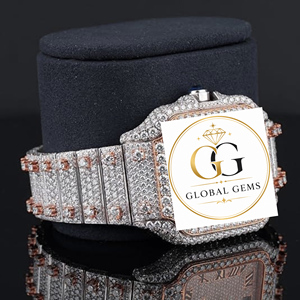 Reloj de Acero Inoxidable con Diamantes de Imitación en Oro Rosa de la Mejor Calidad para Fiestas de Negocios y Uso Diario Disponible al Mejor Precio - Product Image 3