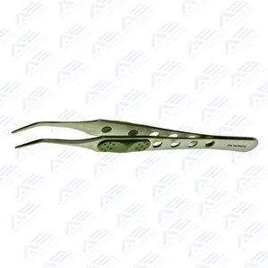 Pinces à épiler angulaires pour extensions de cils volume et classiques, avec logo personnalisé et poignée à points, pour pose d'extensions de cils - Product Image 5