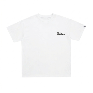Drop Shoulder High Quality 280G Thick Collar Custom Blank 100% Organic Cotton Plain <b>Tshirt</b> Heaveweight Men's T-shirts - Product Image 2