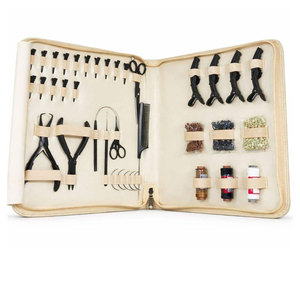 Kit de Herramientas Profesional para Extensiones de Cabello con Micro-Link, Cabello Virgen Indio Suave, Set de Instalación de Extensiones de Cabello Duradero - Product Image 1