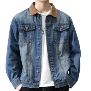 Wholesale Hot Selling Long Sleeve <b>Men</b> <b>Denim</b> <b>Jacket</b> Professionally Manufactured Slim Fit Stylish Windbreaker <b>Men</b> <b>Denim</b> <b>Jacket</b> - Product Image 1
