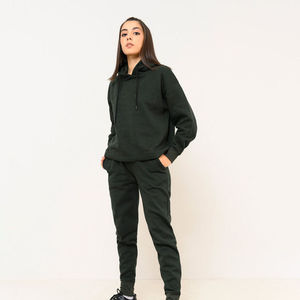 Custom <b>Womens</b> Tracksuit Printed Cotton <b>Jogger</b> <b>Set</b> Wholesale Manufacturer - Product Image 3