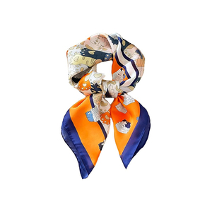 Bandana en coton coloré de haute qualité personnalisé, bandana à logo imprimé sur mesure, foulard en soie personnalisé - Product Image 6