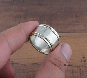 Wholesale 925 Sterling <b>Silver</b> Band <b>Ring</b> <b>Plain</b> Simple <b>Silver</b> Band for Women Men High Polish Stackable <b>Ring</b> Supplier Manufacturer - Product Image 4