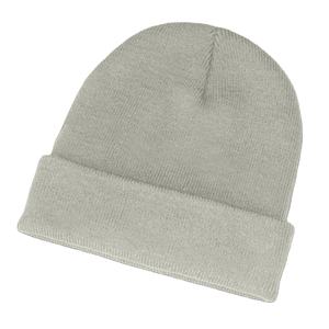 Yellow Knitted <b>Beanie</b> <b>Hat</b> Solid Color Unisex Adult Winter Cap Casual Style Daily 100% Acrylic Cuffed Design Embroidery - Product Image 6