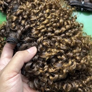 ผมต่อแบบเทปไร้รอยต่อ Pixie Curl  ผมแท้ 100%  เทปใสไร้รอยต่อ  ผมนุ่มลอนธรรมชาติ สีดำธรรมชาติ - Product Image 2