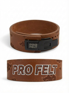 เข็มขัดยกน้ำหนักแบบปรับได้ ทนทาน สวยงาม สำหรับการออกกำลังกายและเพาเวอร์ลิฟติ้ง ยี่ห้อสั่งทำพิเศษ พร้อมหัวเข็มขัดแบบลูกบิด - Product Image 3