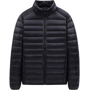 Men's Casual Winter Duck <b>Puffer</b> <b>Jacket</b> Waterproof Canvas Fabric Windproof Warm Bubble Coats <b>Light</b> Loose Fit Plain Dyed Technique - Product Image 3