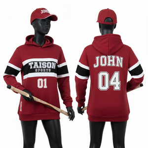 Sudadera con Capucha de Felpa de Algodón y Poliéster de Primera Calidad, 320 GSM, para Entrenamiento de Hockey sobre Césped, para Mujer, con Paneles de Rayas Amarillas y Negras, Logotipo Personalizado por Sublimación - Product Image 4