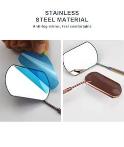 Morje Surgical Customized Stainless Steel <b>Magnifying</b> Wall Mounted <b>Mirror</b> <b>Makeup</b> Tools Logo Matte Finish for Lash Extension Use - Product Image 5