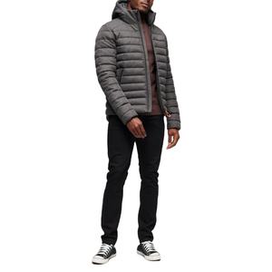 Chaqueta Safari para Hombre de Color Sólido, Cierre de Cremallera, Impermeable, Informal, de Invierno, Talla Grande, Tela de Lona, Forro de Algodón - Product Image 5