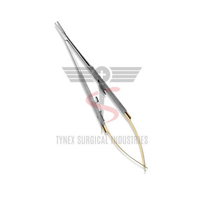Ensemble de micro-pince à aiguilles, ciseaux et pincettes Castroviejo en acier inoxydable, instrument chirurgical manuel de précision réutilisable - Product Image 3