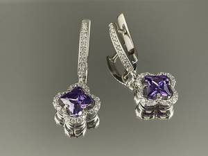 Nikhil Gems NG-033 925 Sterling Silver Handmade Drop <b>Earrings</b> Natural Stone Trendy Elegant Fine Jewelry for Women Wholesale - Product Image 2