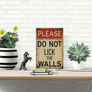 CIFbuy Plaque en aluminium vintage rétro 8x12 pouces (20,3x30,5 cm) pour décoration intérieure, idéale pour TikTok et service de retrait Temu - Product Image 2