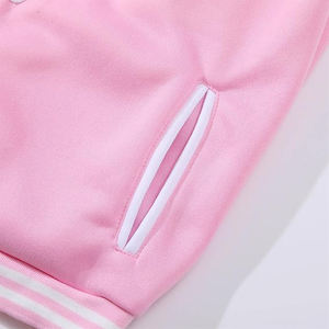 Blouson Bomber Homme Style Universitaire en Mélange Laine et Nylon, Col Côtelé, Veste de Baseball Vintage, Blouson Aviateur Décontracté pour l'Hiver - Product Image 4