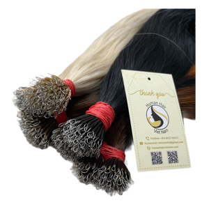 Hot Selling Natural Colored Vietnamese <b>Remy</b> <b>Hair</b> <b>Extensions</b> Single Donor Nano Tip Virgin Natural Straight High Quality Human - Product Image 1