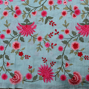 Tela de Chifón Bordada Malty Dobby, 100% Poliéster, Transpirable, Ecológica, para Bodas, Color Personalizado, Suministro Textil, Exportaciones - Product Image 2