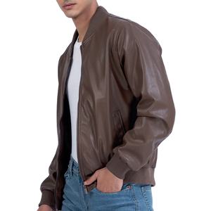 Veste en cuir tendance et personnalisée, style cool, vêtements d'hiver, haute qualité, décontractée, fermeture éclair, veste en cuir pour homme 2026 - Product Image 3