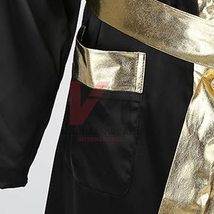 Batas de Boxeo Personalizadas de Satén, Proveedor Mayorista OEM para Boxeo Profesional y Deportes - Product Image 6