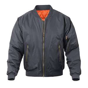Blouson Bomber Homme Personnalisé 100% Polyester Style Urbain Nouveau Design Hiver Léger et Respirant - Product Image 1