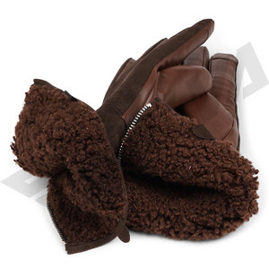 Custom Fashion Real Leather <b>Gloves</b> for Women/Men New Design Winter Dressing <b>Gloves</b> <b>Touch</b> <b>Screen</b> Feature Plain Style for Travel - Product Image 2