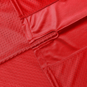 Maillot de football à manches courtes en maille 100% polyester, respirant, léger et à séchage rapide, avec design imprimé personnalisé - Product Image 3