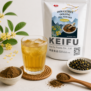 KEI FU Polvo de Té Oolong de Osmanthus 100g para té de burbujas o repostería - Product Image 2