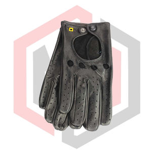 Gants de conduite en cuir de qualité supérieure pour hommes, couleur personnalisée, cuir véritable, antidérapants, antistatiques, anti-coupures, vente en gros, gants OEM - Product Image 1