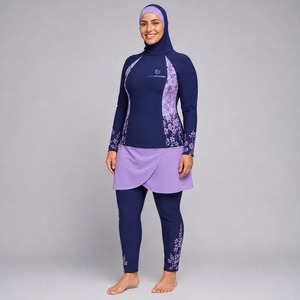 Ensemble Burkini Modeste pour Femmes Musulmanes - 4 Pièces - Jogging - Course à Pied - Séchage Rapide - Écologique - Spandex/Polyester - Toutes Saisons - Product Image 6