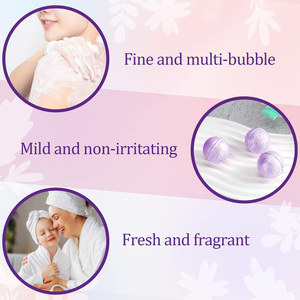 Vente directe usine – Bombes de bain effervescentes bio à la lavande, marque privée, aromathérapie pour OEM, relaxation, sel de bain, coffret cadeau - Product Image 6