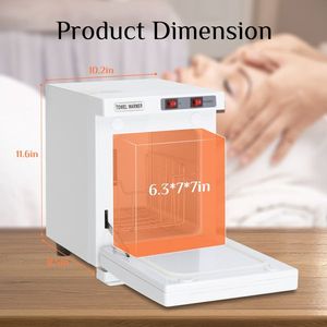 Scaldasalviette Professionale per Massaggi e Trattamenti Viso, Armadietto Riscaldante Nero in Alluminio per Estetiste, Saloni di Bellezza, Spa e Barbieri - Product Image 2