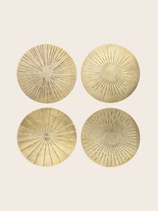 Handcrafted Aluminum <b>Table</b> Coaster Designed For Luxury Home Decor <b>Dining</b> And Gift Collection Purpose - Product Image 1