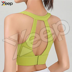 Sujetador Deportivo de Yoga para Mujer, Transpirable, Simple, de Alta Sujeción, Secado Rápido, Color Personalizado, Spandex/Poliéster - Product Image 6