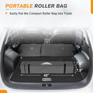 Huy Gia Heavy-Duty Portable Square Folding Four-Season Extended One Bedroom Single Layer <b>Tent</b> Powder-Coated Frame Camping Events - Product Image 2