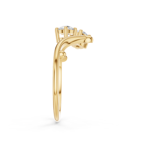 Anillo de Compromiso para Mujer con Diamante Sintético Cultivado en Laboratorio, Corte Brillante Aurum Diam, Color E, Certificado EGL, Plata 925, Lujoso para Boda - Product Image 4