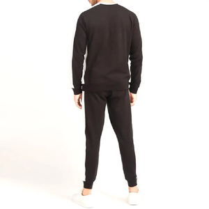 Chándal de invierno para hombre, blanco, con capucha, de algodón, con estampado de dibujos animados, corte regular, largo completo, con bolsillos laterales, estilo urbano. - Product Image 4