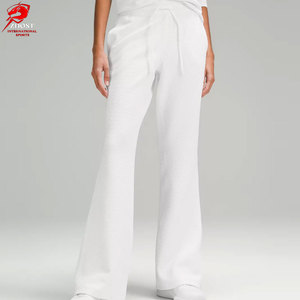 Custom Urban Fashion Comfortable <b>Stretch</b> Waist Women Flare Track Pants For Stylish Daily Outfit And Travel Activities - Product Image 1