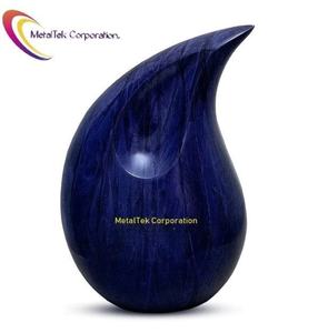 โกศใส่เถ้ากระดูกสีฟ้าแบบปรับแต่งได้สำหรับมนุษย์หรือสัตว์เลี้ยงขี้เถ้าแบบล็อคสามชั้นแบบทันสมัย - Product Image 6